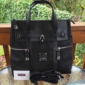 Henri Bendel Black Jetsetter Bag/ Backpack